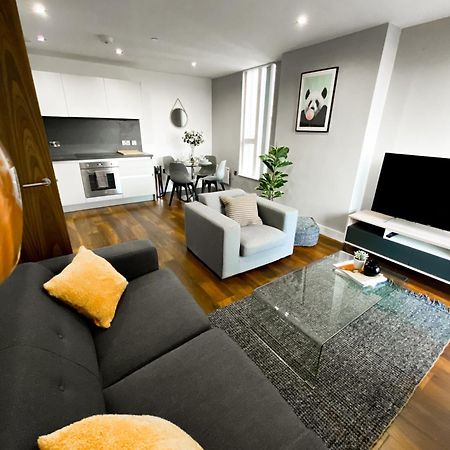 The Panda - Modern 2 Bedroom Apt In Manchester City Centre Ngoại thất bức ảnh